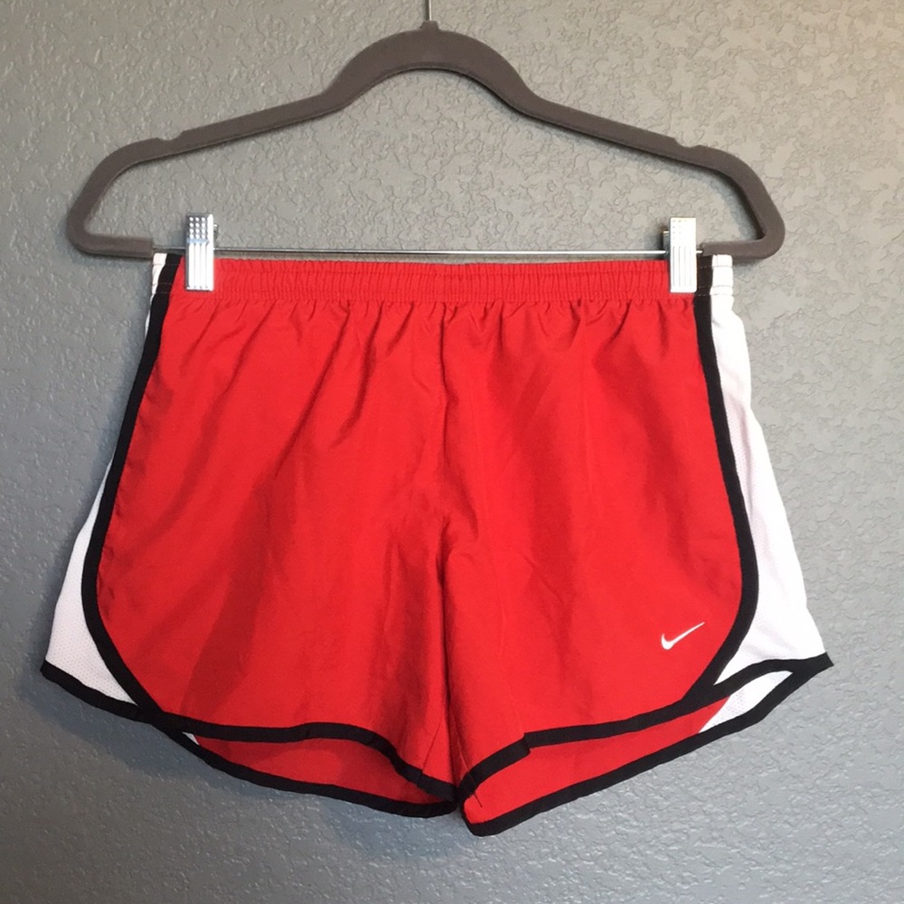 NWOT red Nike dri fit running shorts - size Xl